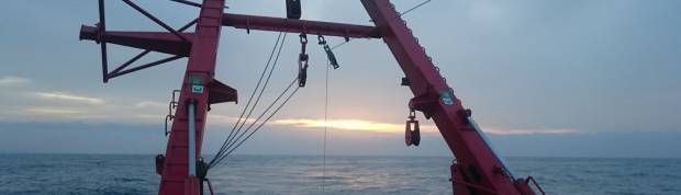 Side scan sonar survey in Canary Islands